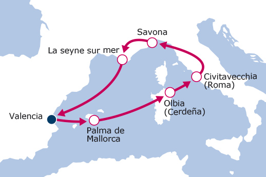 Mediterráneo desde Valencia 2025