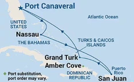 Caribe Oriental con Islas Turcas y Caicos