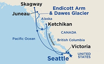 Alaska: Pasaje Interior - Endicott Arm