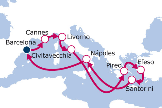 Valencia a Atenas (8 días)