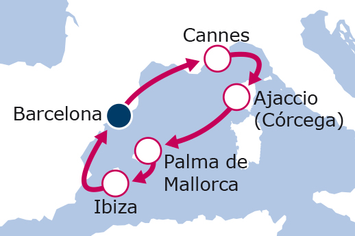 De Barcelona a Palma, Ibiza y Más