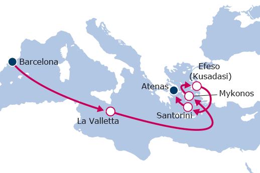 Itinerario de Grecia y Turquía