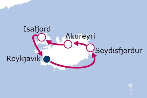 Itinerario de Islandia