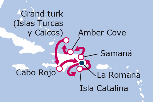 Itinerario de Colores del Caribe II