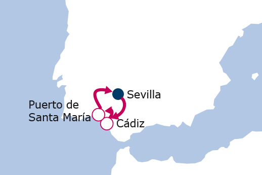 Itinerario de CRUCERO DE REYES MAGOS EN ANDALUCÍA