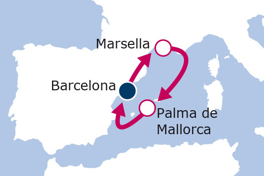 Itinerario de Escapada Mediterránea II